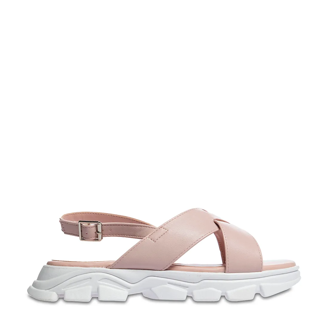 Chunky cross strap sandal pink - GIRLS 7-15 YEARS Shoes | Ackermans