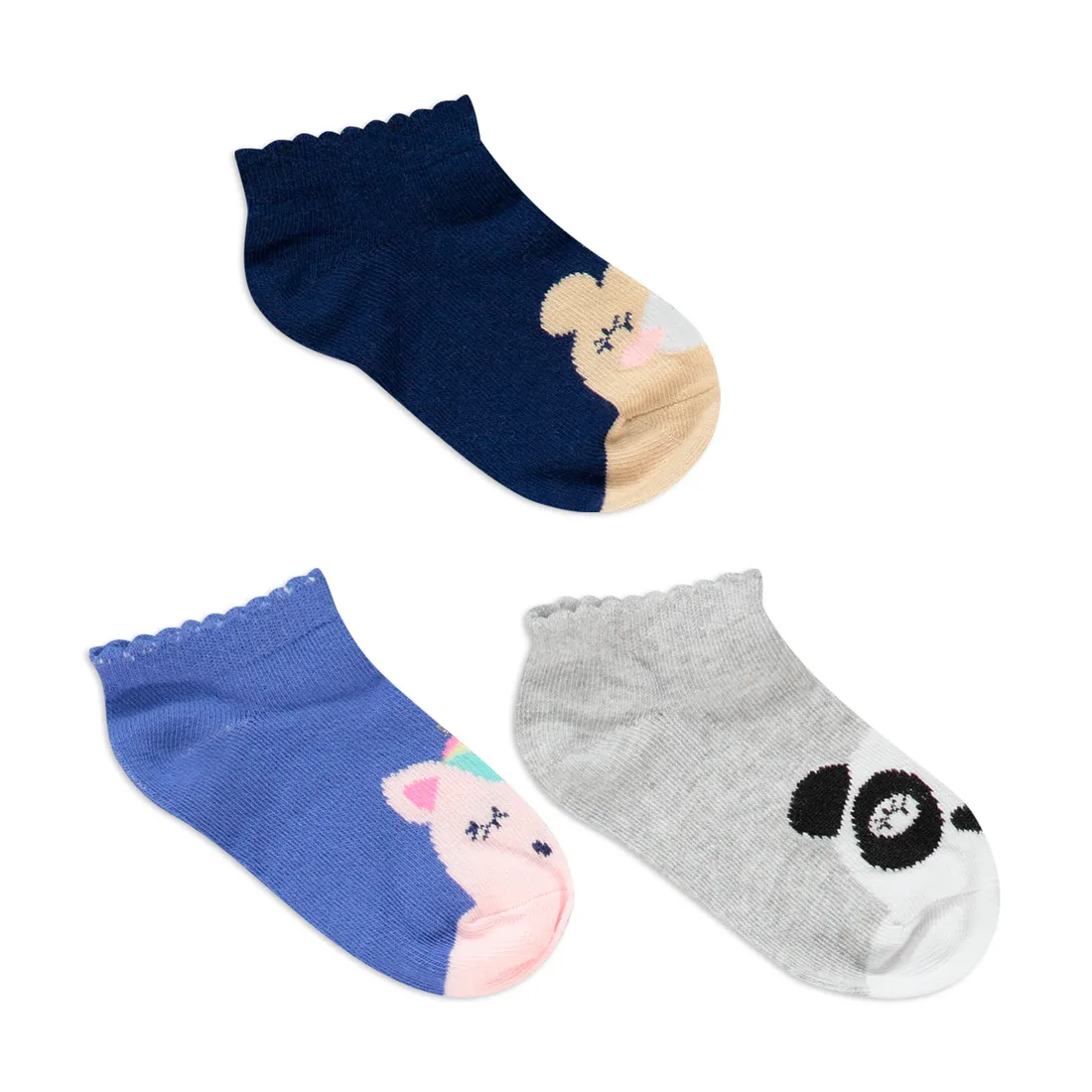 3 Pack animal lowleg socks multi - GIRLS 2-8 YEARS Underwear & Socks ...