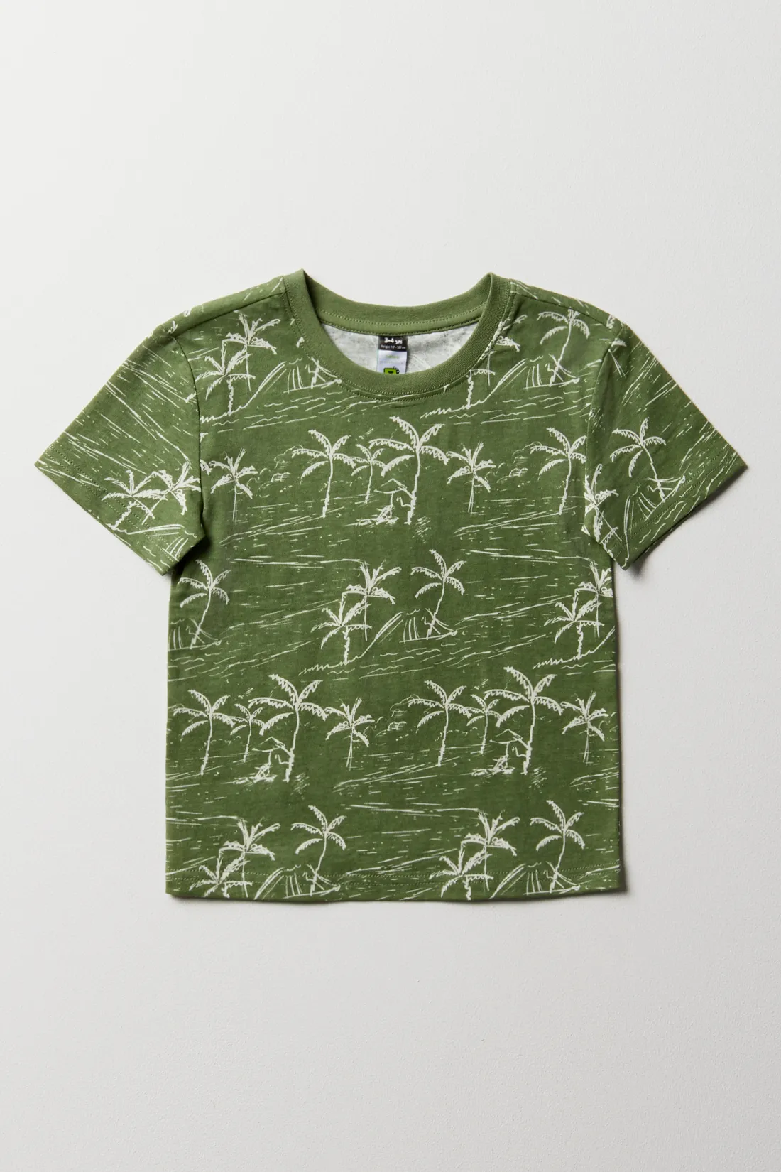 Palm short sleeve t-shirt green - BOYS 2-8 YEARS Tops & T-Shirts ...