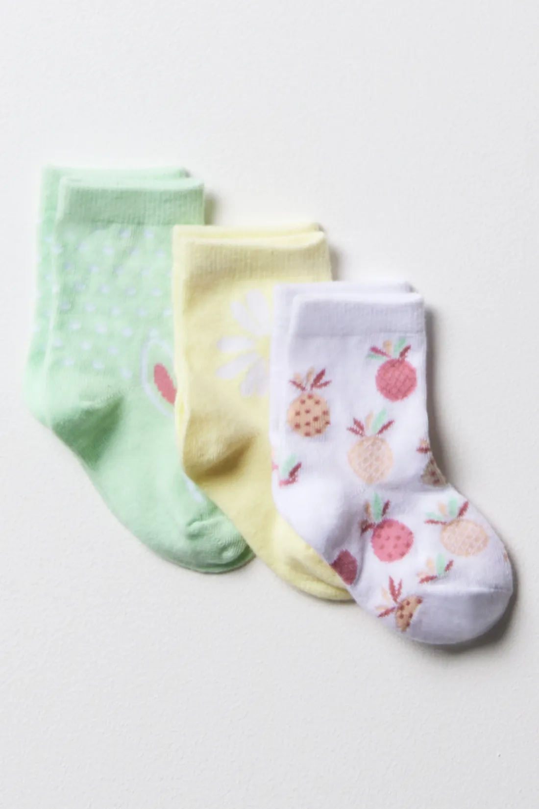 3 Pack fruit socks multi - Baby GIRLS 3-36 MONTHS | Ackermans