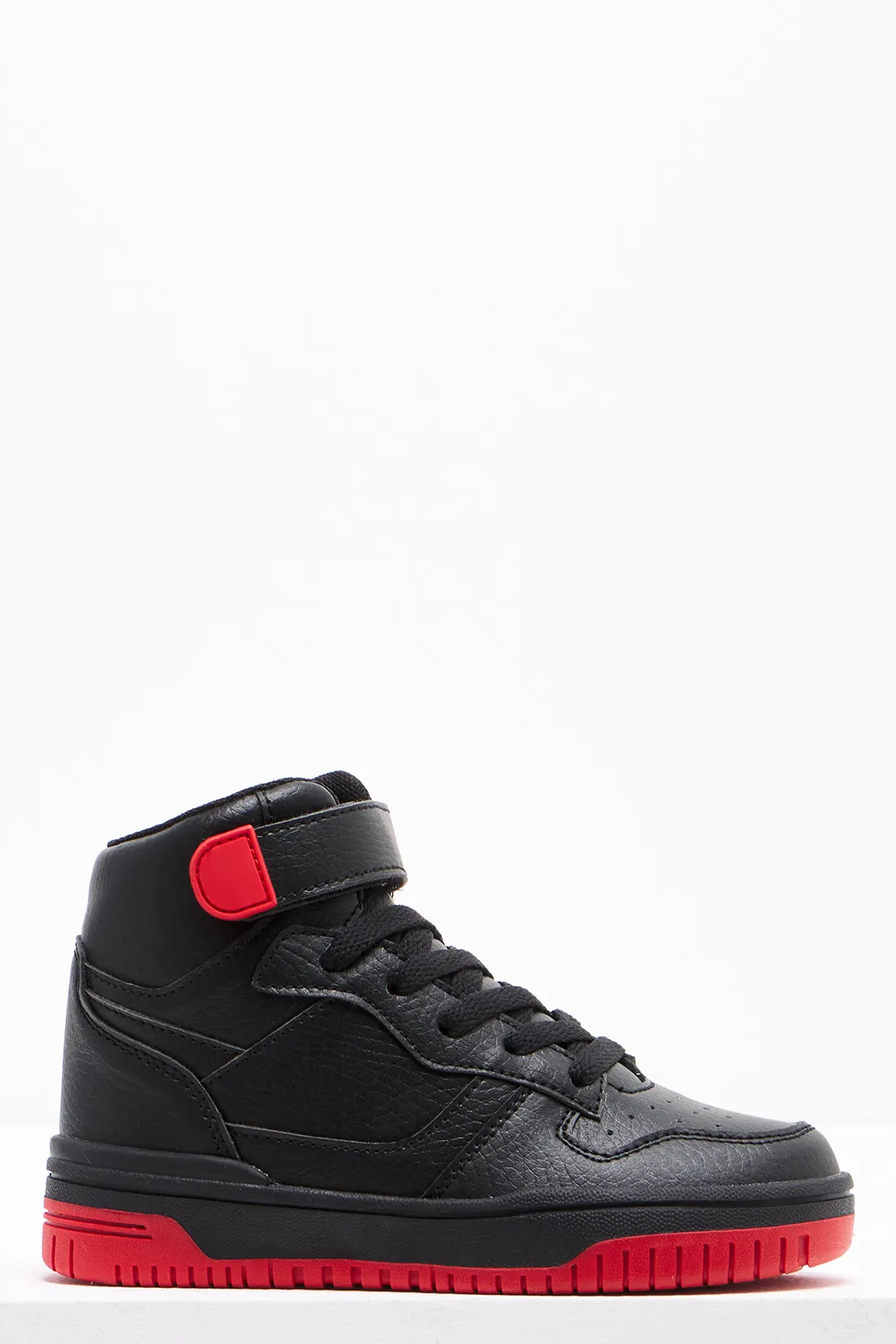 Strap high top sneaker black - BOYS 2-10 YEARS Shoes | Ackermans