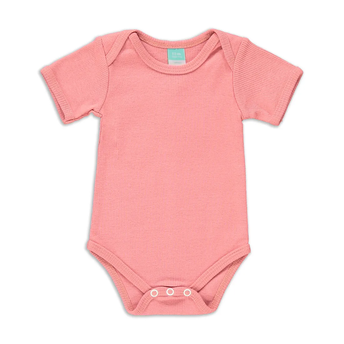 Rib short sleeve bodyvest pink - BABY Bodyvests | Ackermans