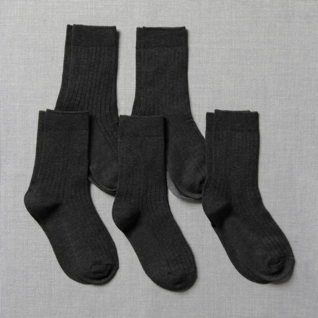 5 Pack anklet socks grey - Kids's School clothes | Ackermans