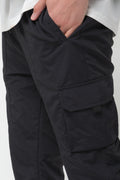 Cargo jogger pants black (4)