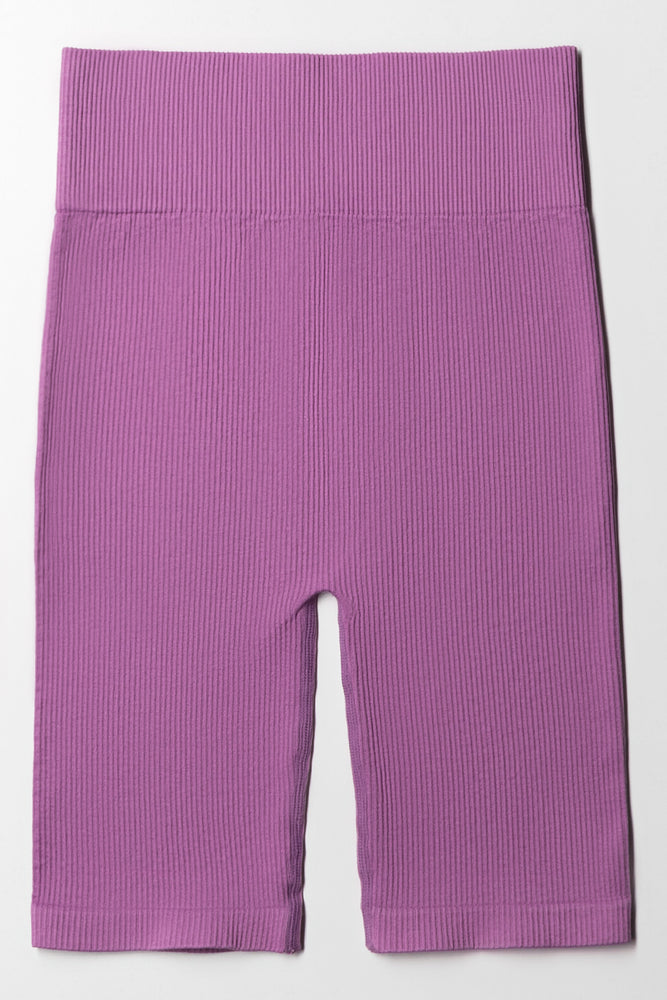 Seamless Cycle Shorts Purple (2)