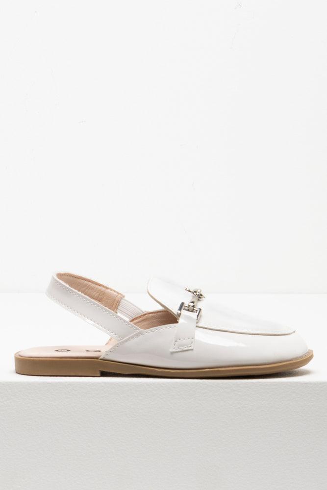 Slingback Loafer White