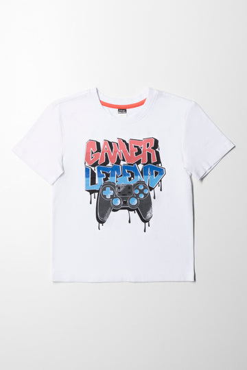 Gamer Short Sleeve T-Shirt White