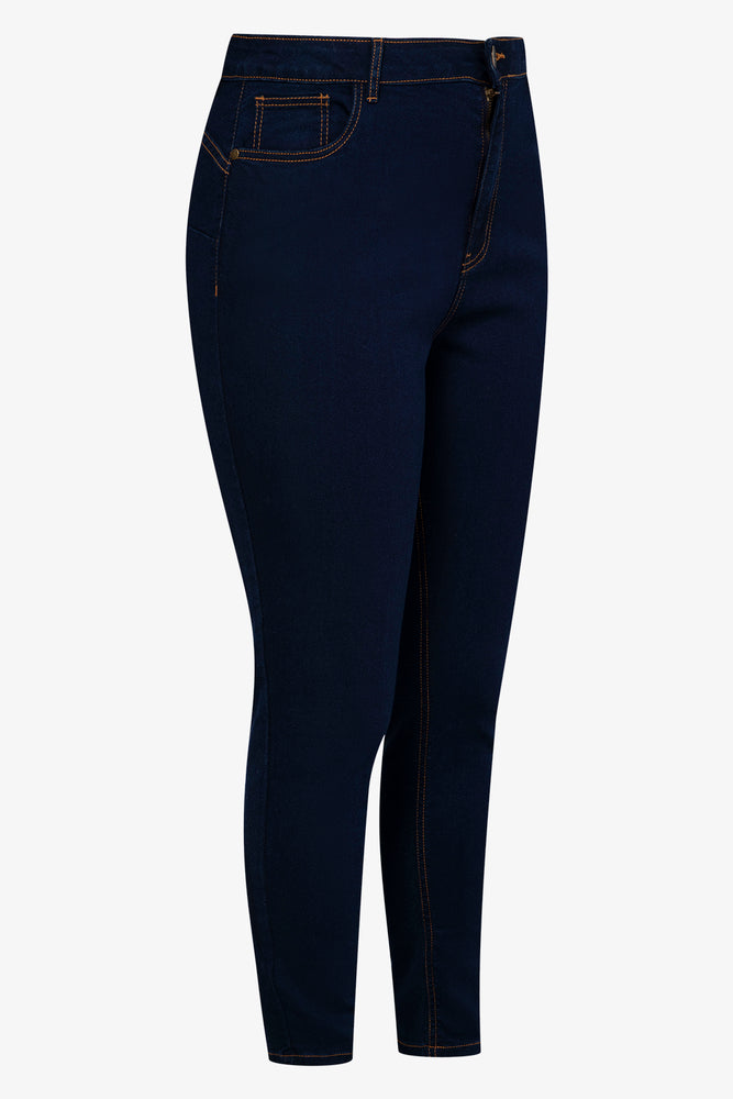 Lift, Slim & Shape Skinny Denim Jeans Dark Blue