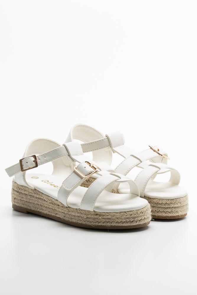 Espadrille Heel White