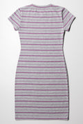 Striped Bodycon Grey (2)