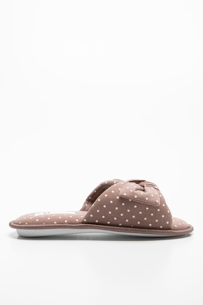 Dot Slipper Dark Natural (1)