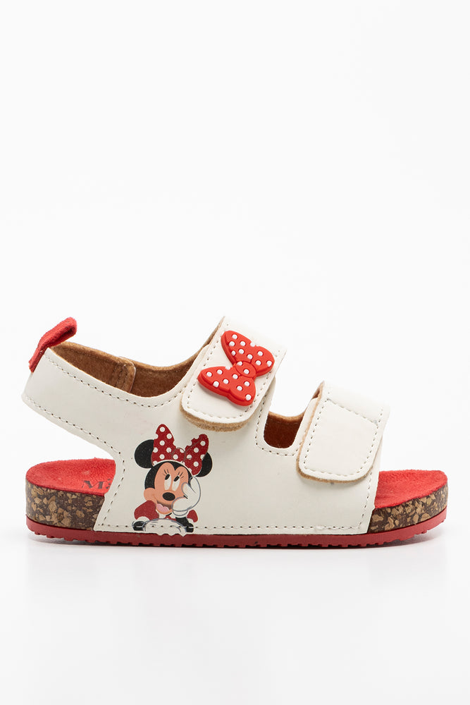 Minnie Double Strap White