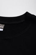 Plain Slub Tshirt Black (1)