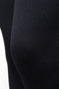 Rib Seamless Leggings Black (3)