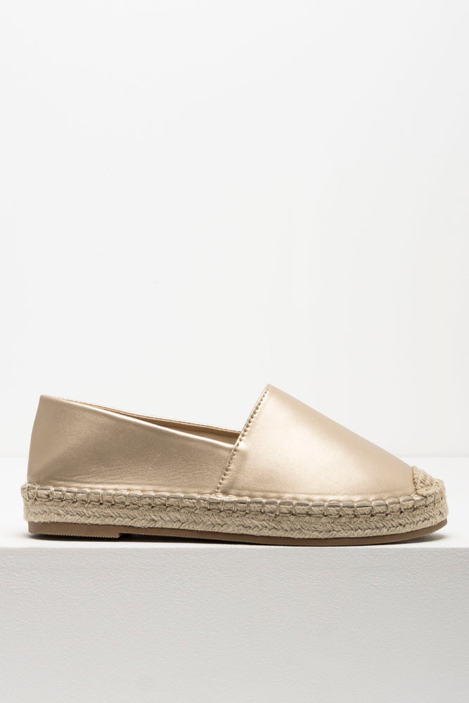 Espadrille Shoe Gold