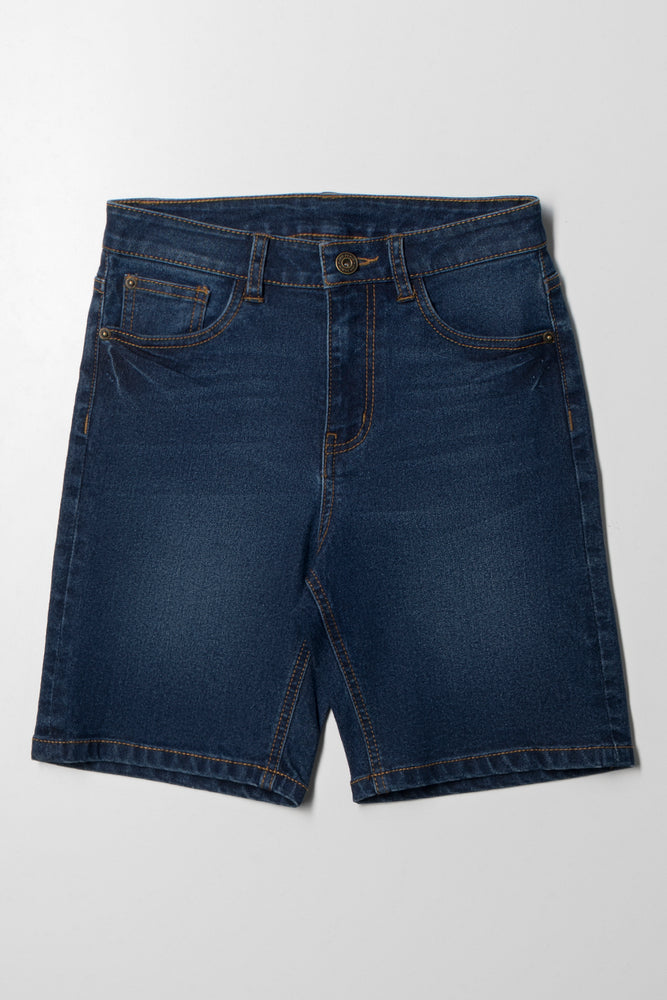 Denim Shorts Dark Blue