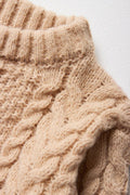 Cable Crew Neck Jersey Natural (1)