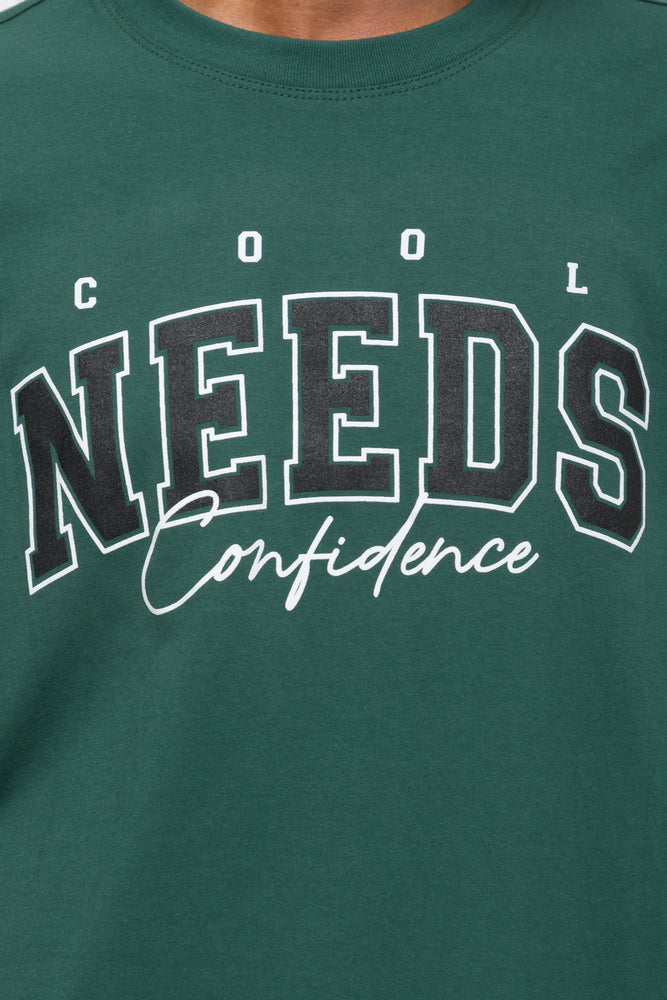 Slogan T-Shirt Green (3)