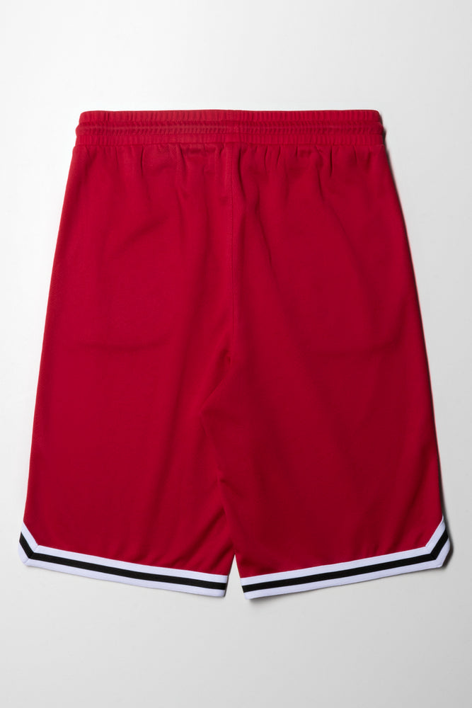 Basketball Shorts Red (2)