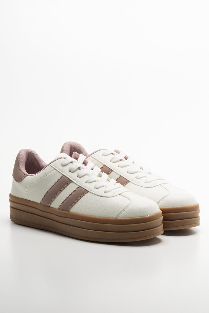 Platform Sneaker Cream