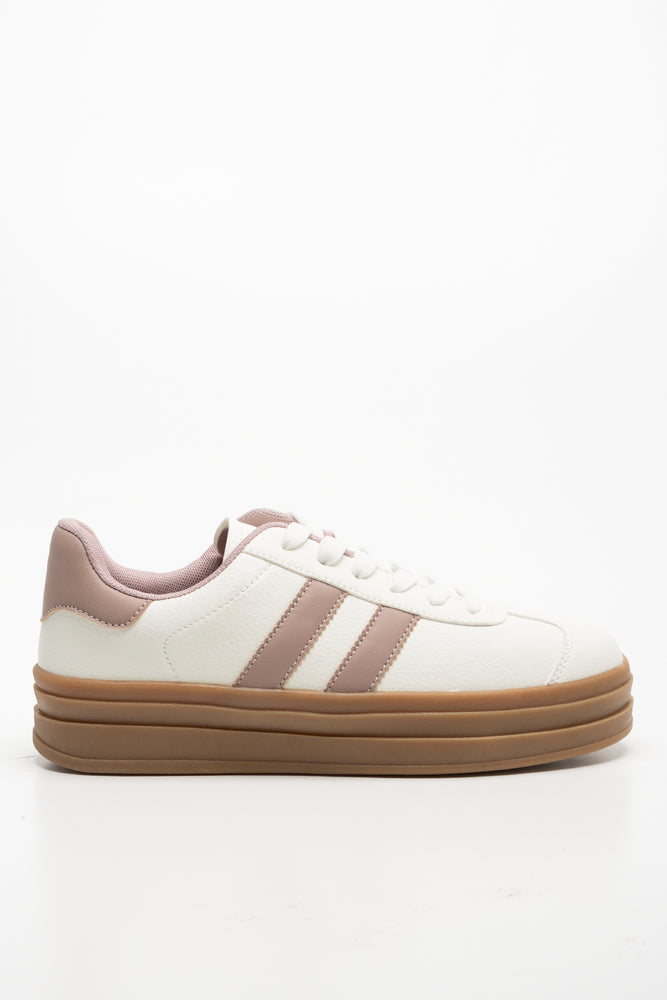 Platform Sneaker Cream