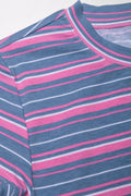 Stripe Bodycon Dress Purple And Pink (1)