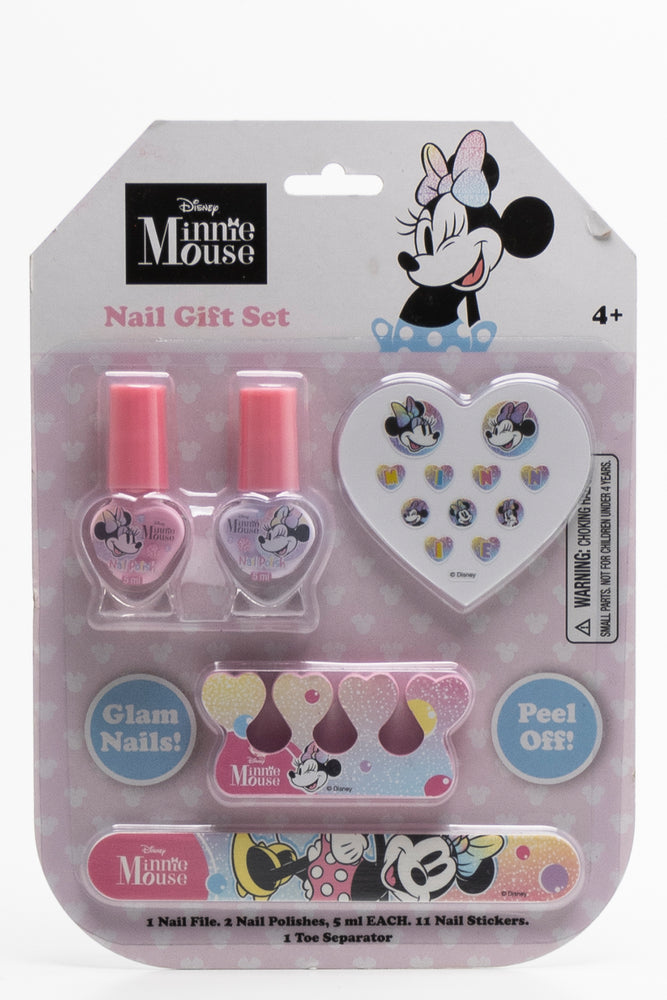 Minnie Mouse Nail Set Pink