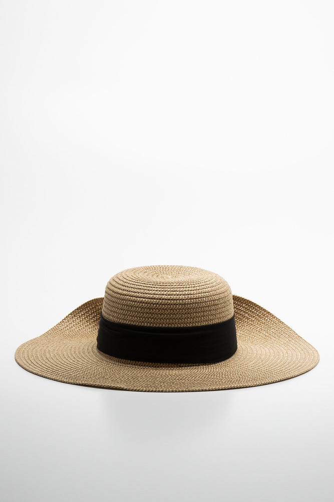 Lifted Brim Sunhat Black