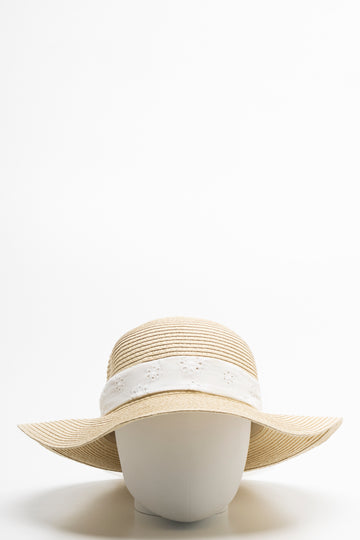 Sunhat Ribbon white