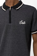 Short Sleeve Golfer Black (3)