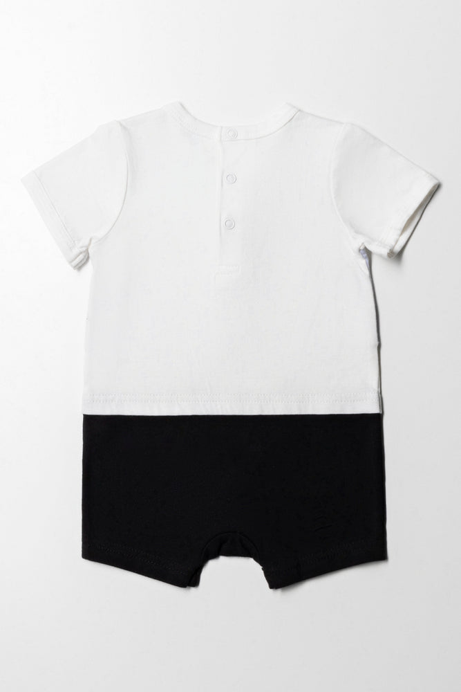 Waistcoat Romper Boy Black (3)