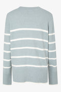 Stripe Pullover Flat Knit (1)