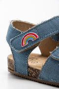 Rainbow Strap Sandal Denim (3)