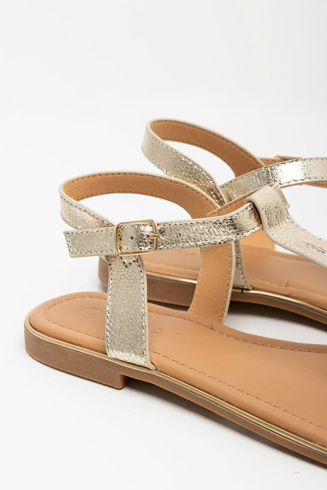 Strappy Sandal Gold (3)