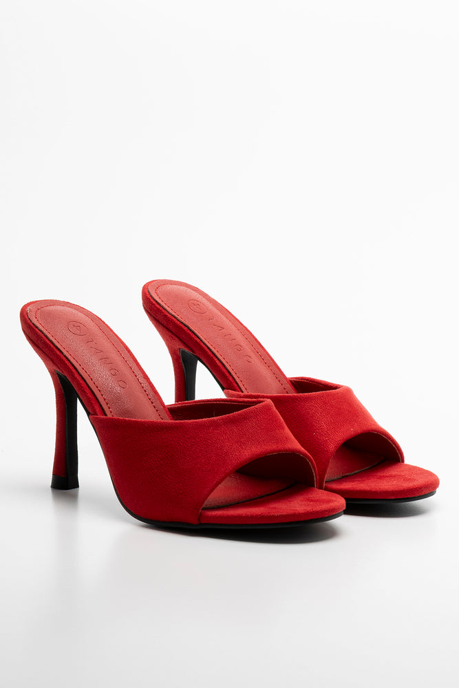 Heel Sandal Red