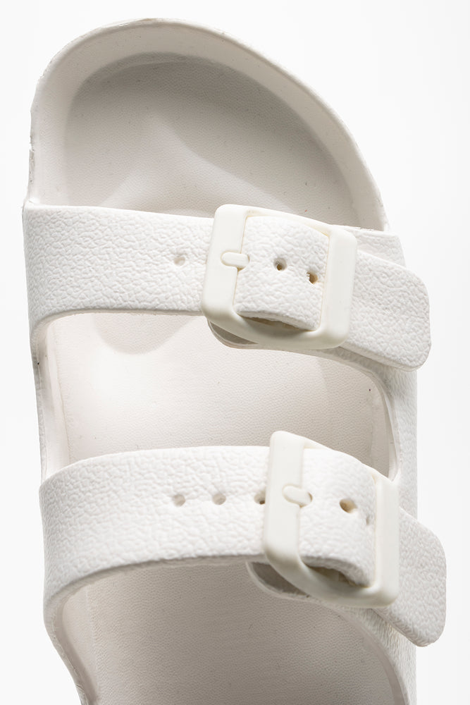 Buckle Sandal White (4)