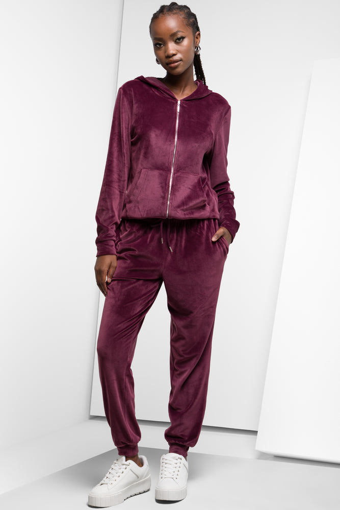 Jogger Trackpants Burgundy