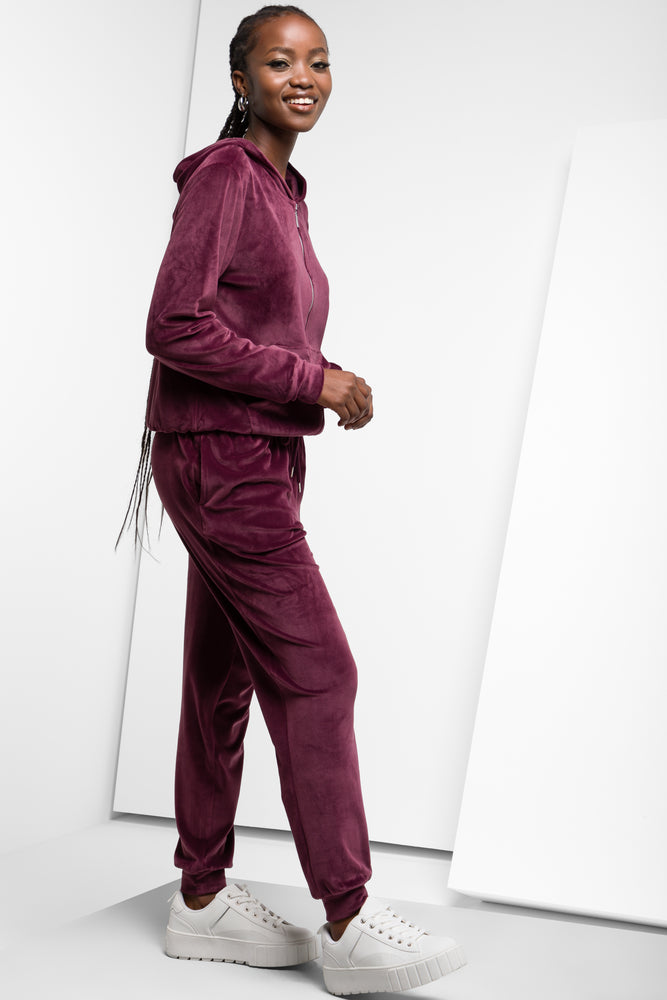 Jogger Trackpants Burgundy