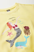 The Little Mermaid Short Sleeve T-Shirt Yellow (1)