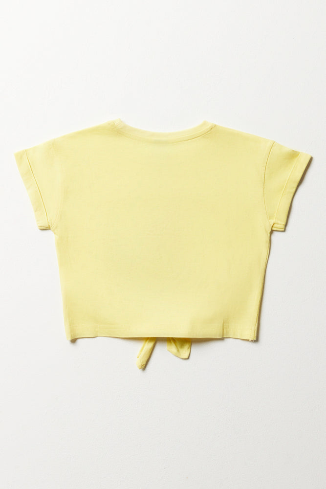 The Little Mermaid Short Sleeve T-Shirt Yellow (2)