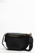 Crossbody Moon Bag Black (1)