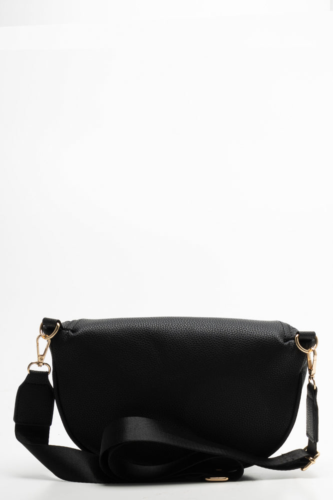 Crossbody Moon Bag Black (2)