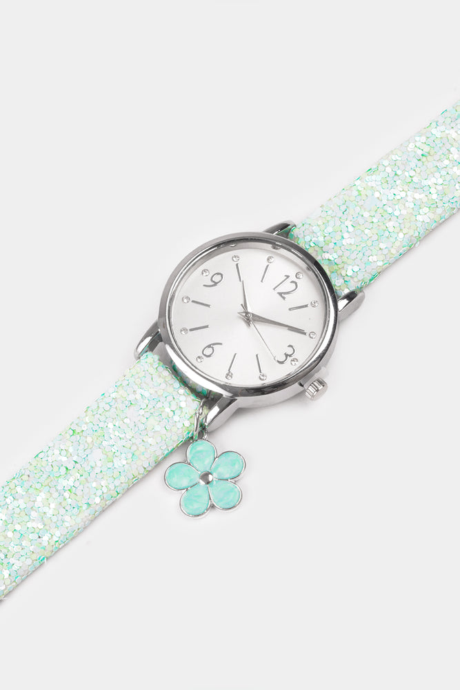 Flower Watch Aqua