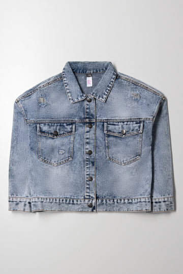 Denim Trucker Jacket Light Blue