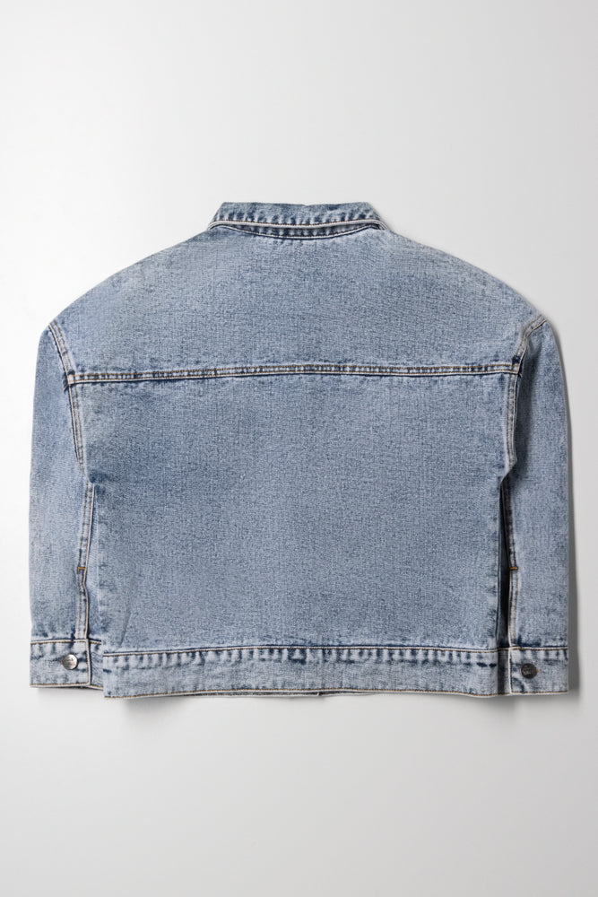 Denim Trucker Jacket Light Blue (3)