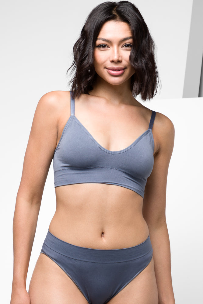 Seam-free Bralette Blue