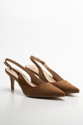 Slingback Heel Brown