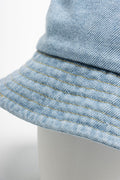 Washed Denim Bucket Hat Light Blue (2)