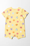 Spot Basic Romper Girl Yellow (3)