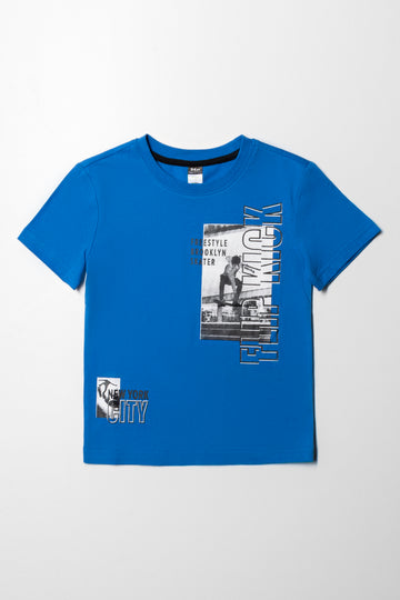 Skate T-Shirt Cobalt Blue